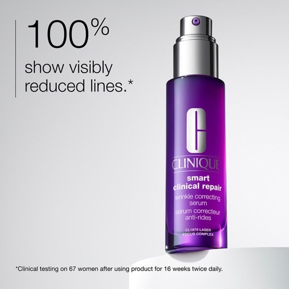 💜NIB💜 Clinique Smart Clinical Repair Wrinkle Correcting Serum BRAND NEW IN BOX - Picture 7 of 12